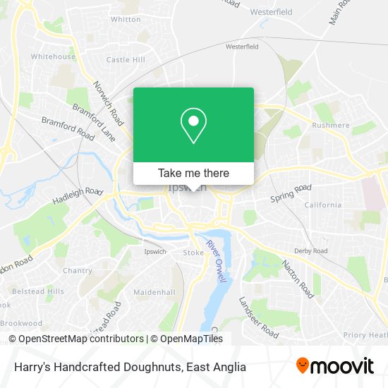 Harry's Handcrafted Doughnuts map