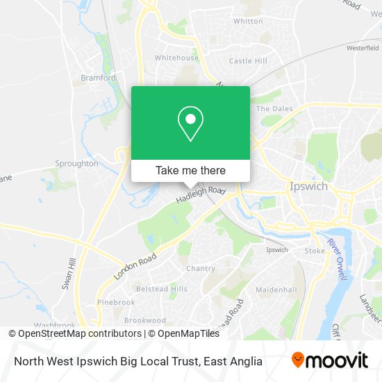 North West Ipswich Big Local Trust map