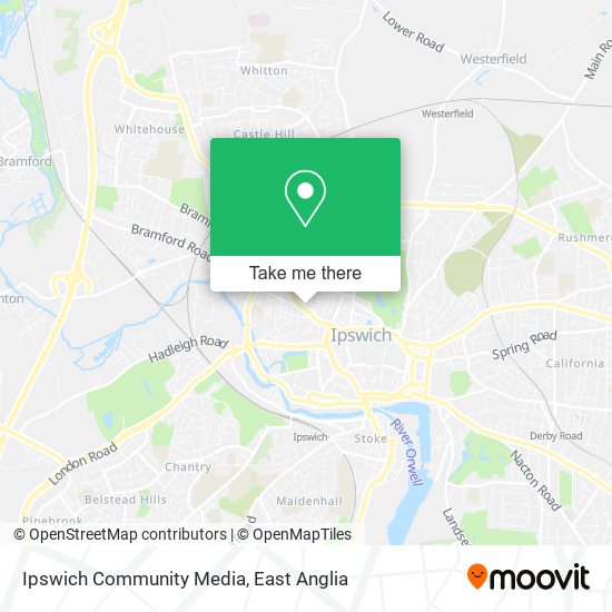 Ipswich Community Media map
