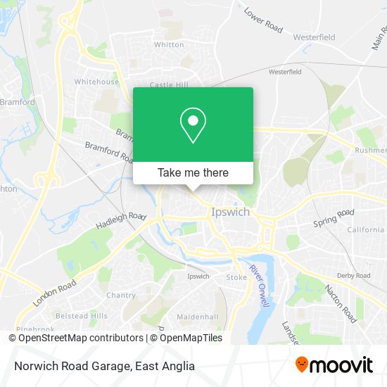 Norwich Road Garage map