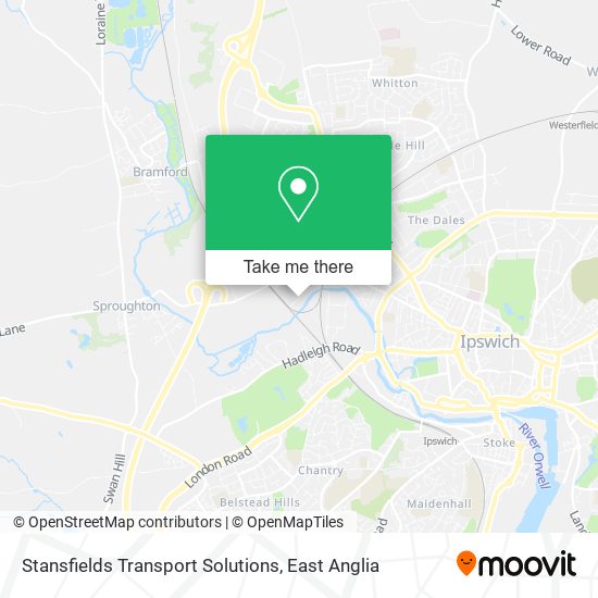 Stansfields Transport Solutions map