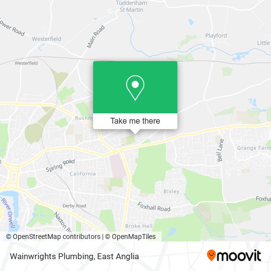 Wainwrights Plumbing map