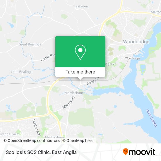 Scoliosis SOS Clinic map