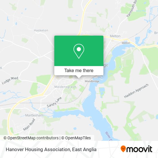 Hanover Housing Association map