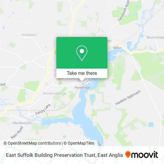 East Suffolk Building Preservation Trust map