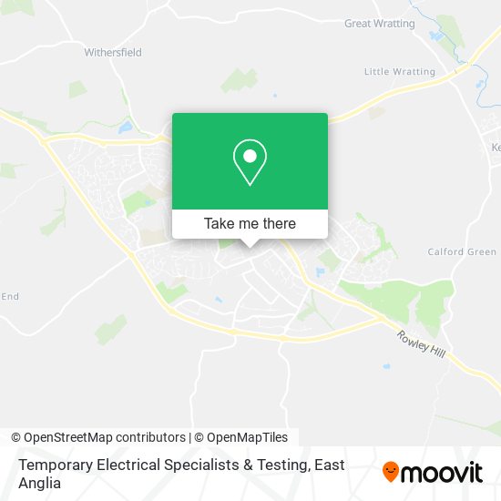 Temporary Electrical Specialists & Testing map