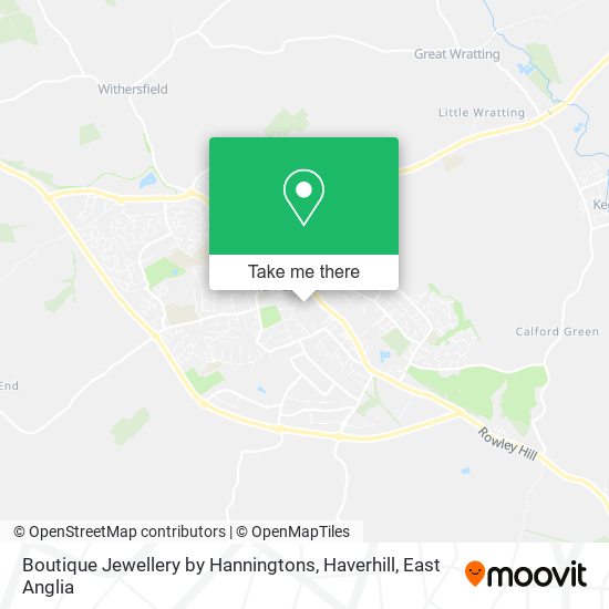 Boutique Jewellery by Hanningtons, Haverhill map