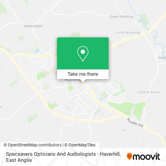 Specsavers Opticians And Audiologists - Haverhill map