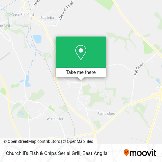 Churchill's Fish & Chips Serial Grill map