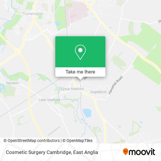 Cosmetic Surgery Cambridge map