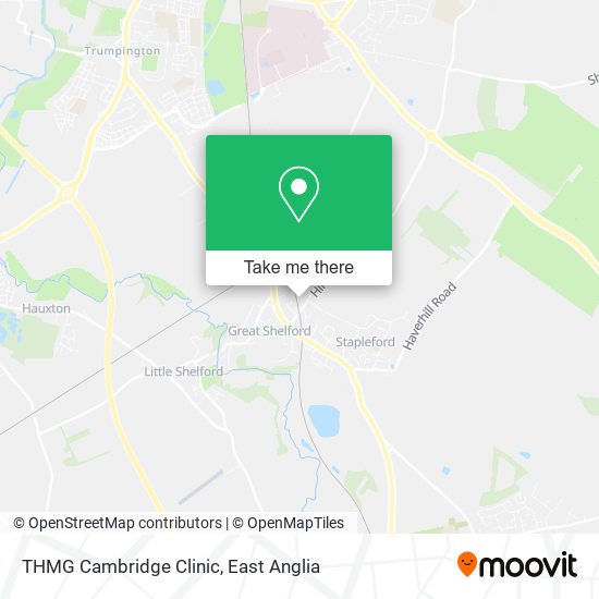 THMG Cambridge Clinic map