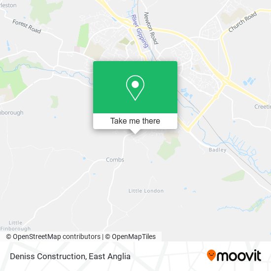 Deniss Construction map