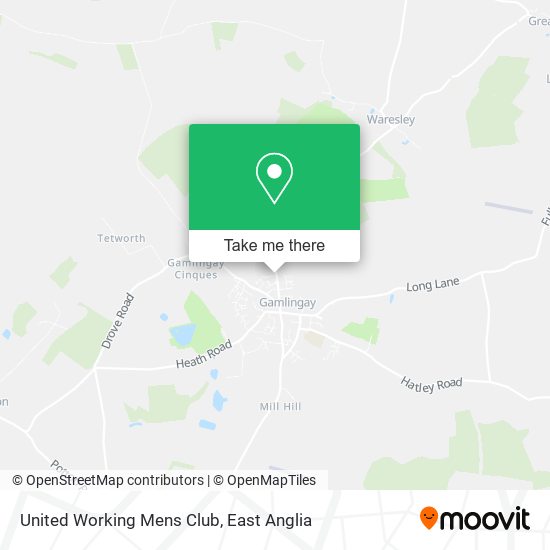 United Working Mens Club map