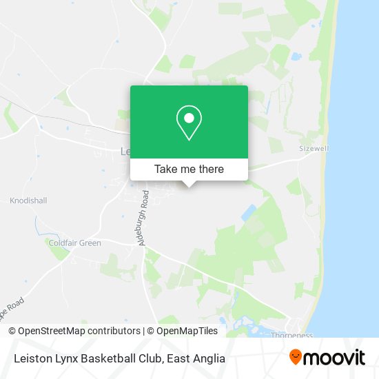 Leiston Lynx Basketball Club map