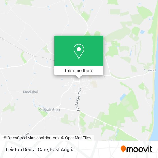 Leiston Dental Care map