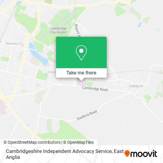 Cambridgeshire Independent Advocacy Service map