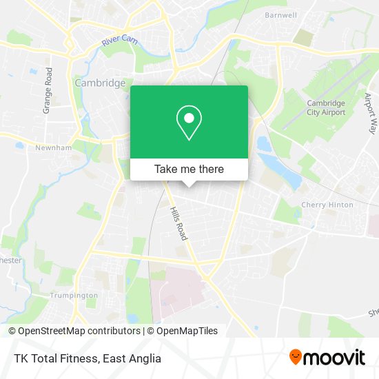 TK Total Fitness map