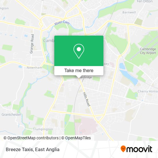 Breeze Taxis map