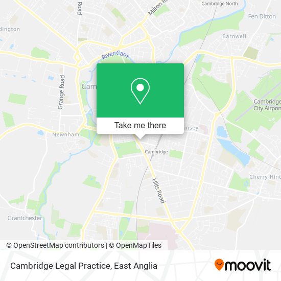 Cambridge Legal Practice map