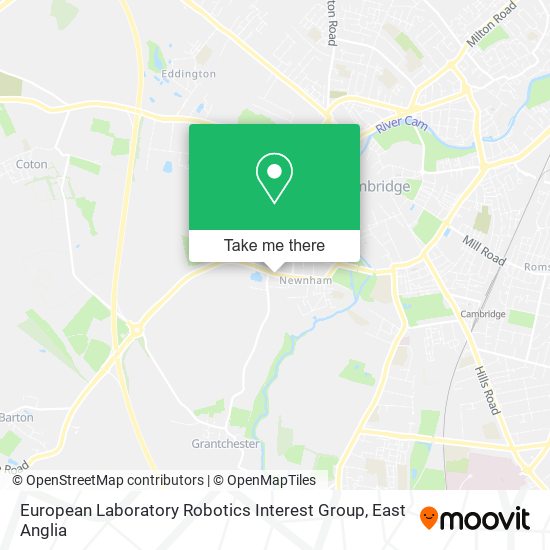 European Laboratory Robotics Interest Group map