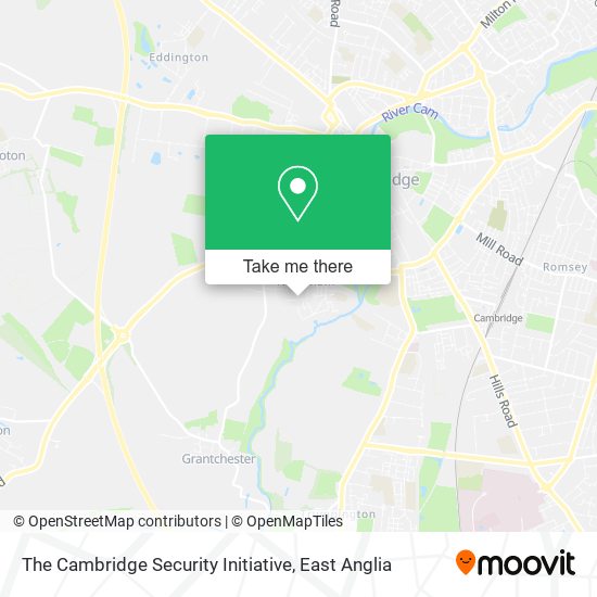 The Cambridge Security Initiative map