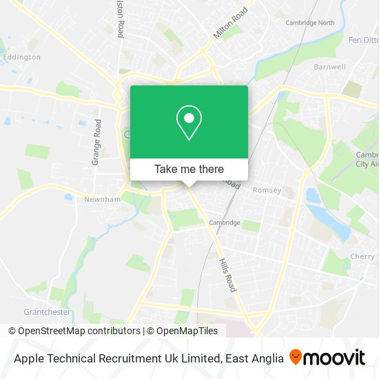 Apple Technical Recruitment Uk Limited map