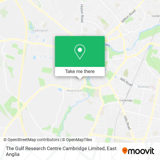The Gulf Research Centre Cambridge Limited map