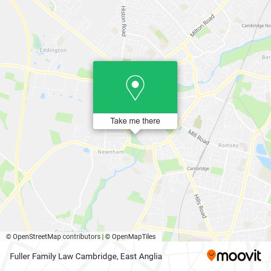 Fuller Family Law Cambridge map