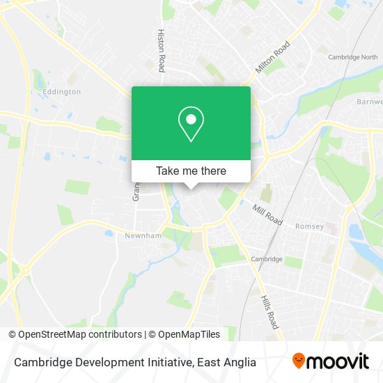 Cambridge Development Initiative map