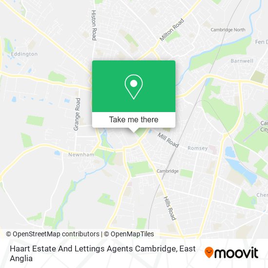 Haart Estate And Lettings Agents Cambridge map