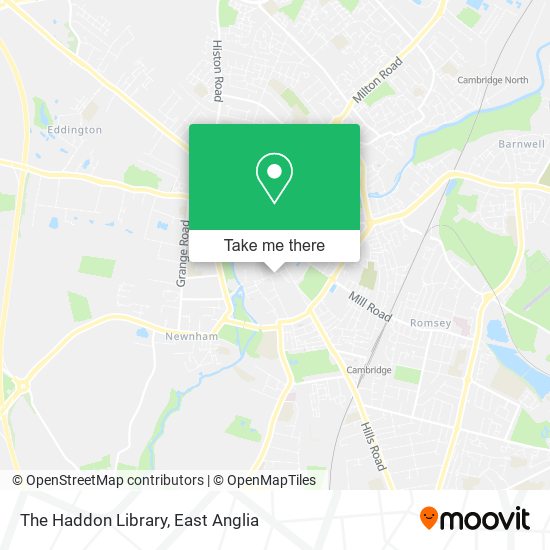 The Haddon Library map