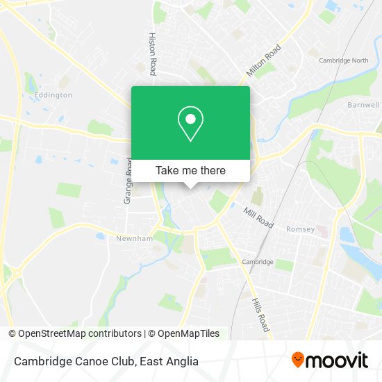 Cambridge Canoe Club map