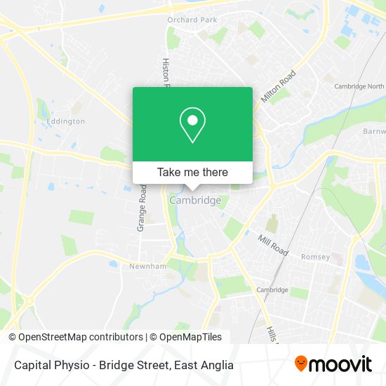 Capital Physio - Bridge Street map