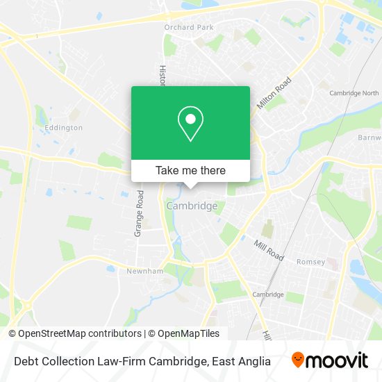 Debt Collection Law-Firm Cambridge map