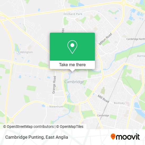 Cambridge Punting map