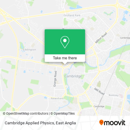 Cambridge Applied Physics map
