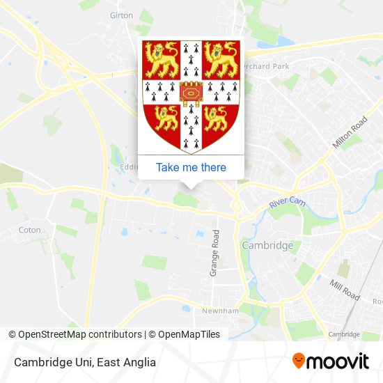 Cambridge Uni map