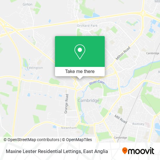 Maxine Lester Residential Lettings map