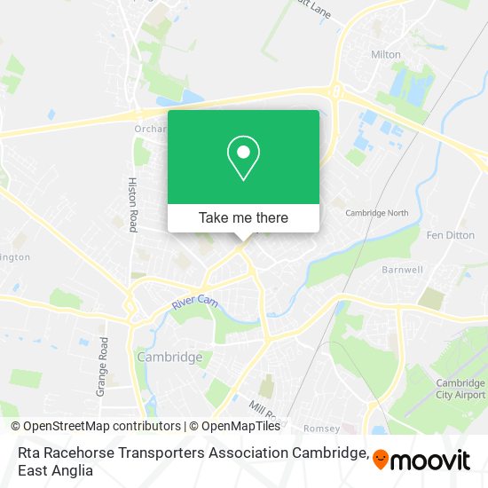 Rta Racehorse Transporters Association Cambridge map