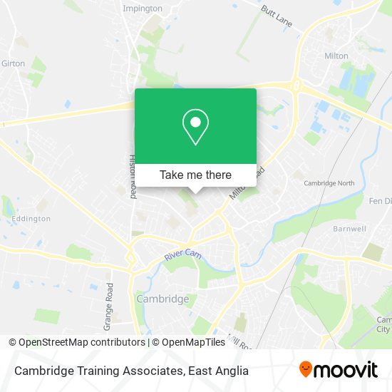 Cambridge Training Associates map