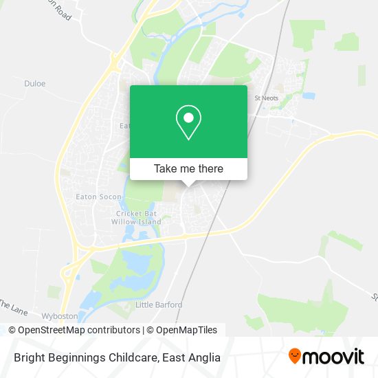 Bright Beginnings Childcare map