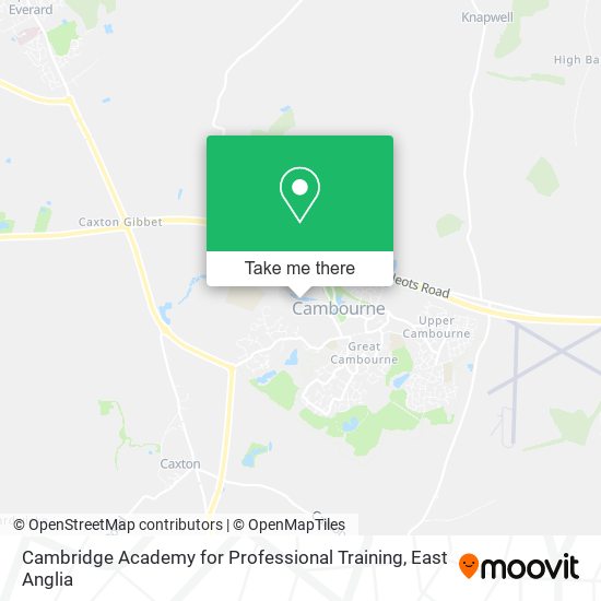 Cambridge Academy for Professional Training map