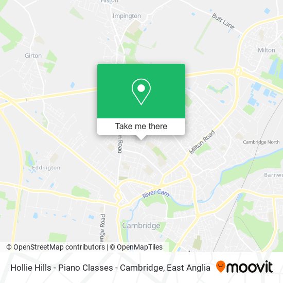Hollie Hills - Piano Classes - Cambridge map
