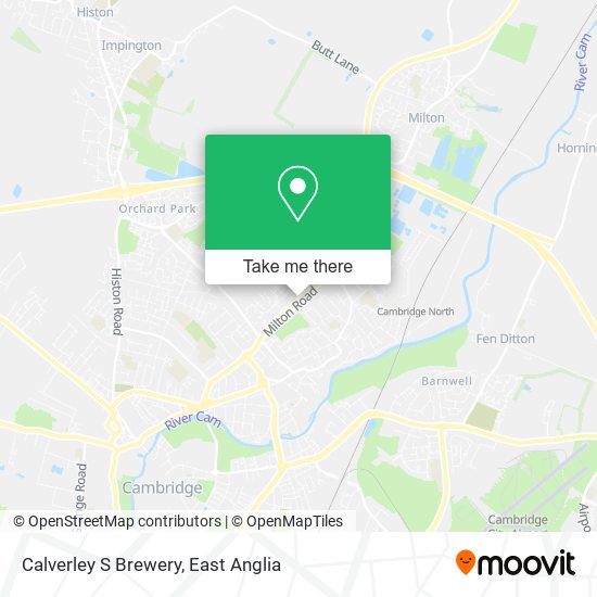 Calverley S Brewery map