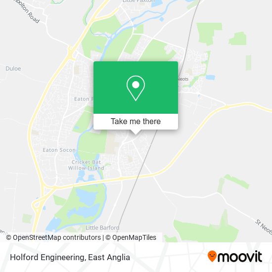 Holford Engineering map