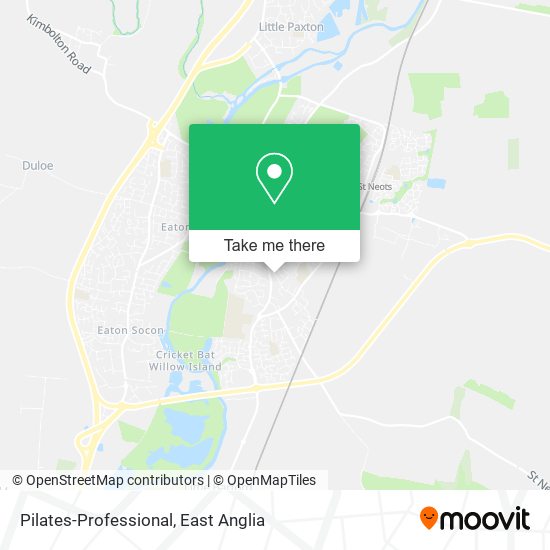 Pilates-Professional map