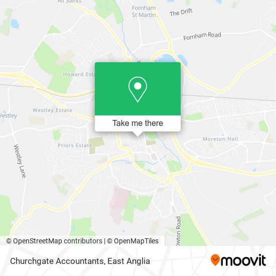 Churchgate Accountants map