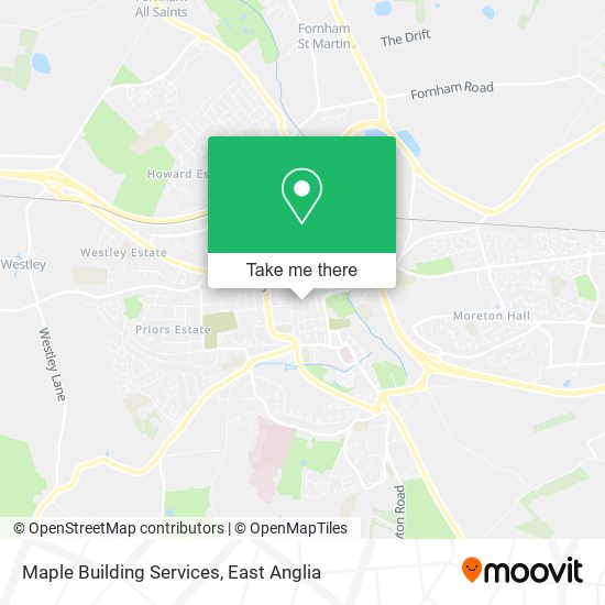 Maple Building Services map