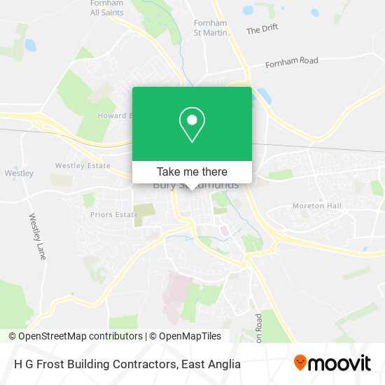 H G Frost Building Contractors map