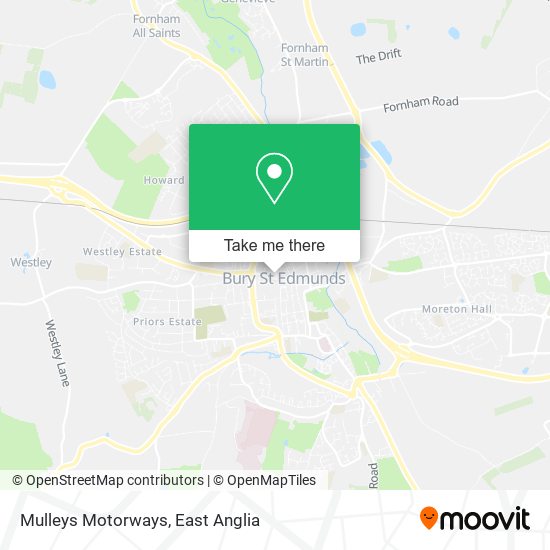 Mulleys Motorways map